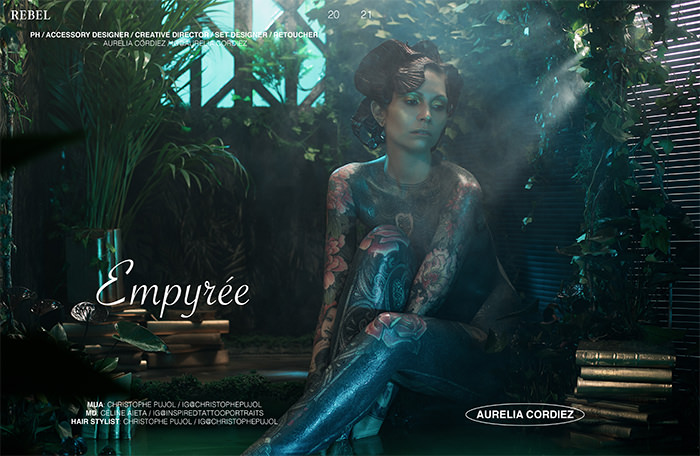 publication magazine REBEL aurelia cordiez