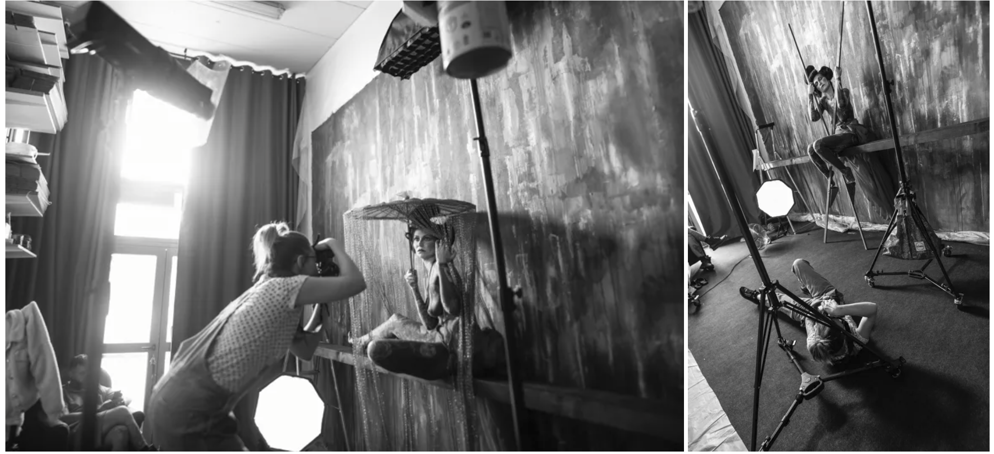 Présentation et backstages projet geisha et empyrée - aurelia cordiez - celine aieta christophe pujol